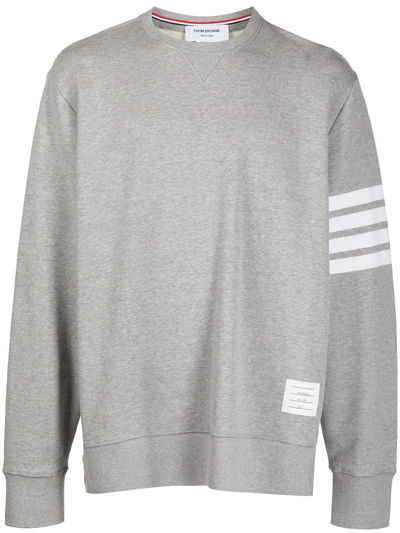 Thom Browne Sweatshirt In Light Grey