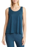 Eileen Fisher Scoop-neck Jersey Tank In Pacifica