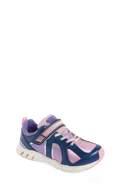 Tsukihoshi Kids' Rainbow Sneaker In Navy/ Pink