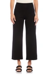 Fifteen Twenty High Waist Crop Wide Leg Pants In Black