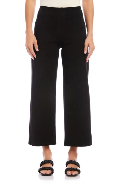 Fifteen Twenty High Waist Crop Wide Leg Pants In Black