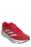 Adidas Originals Adizero Sl Running Shoe In Scarlet/ White/ Red