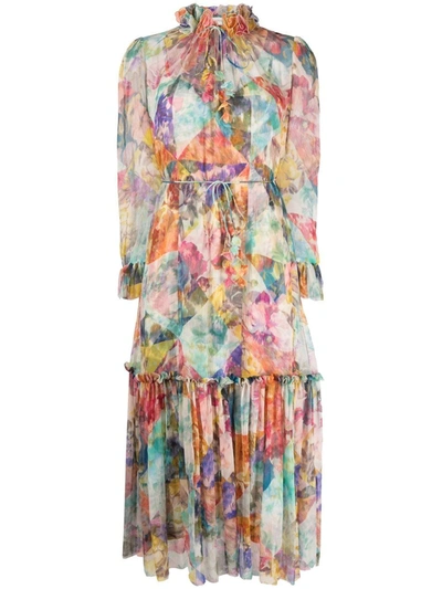 Zimmermann Floral-print Silk Maxi Dress