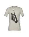 Nike T-shirts In Light Grey