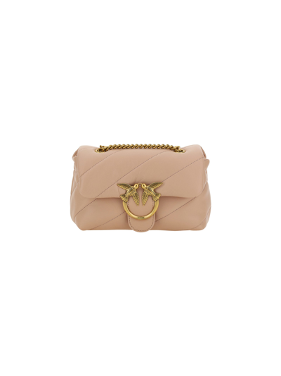 Pinko Love Mini Puff Shoulder Bag In Rosado