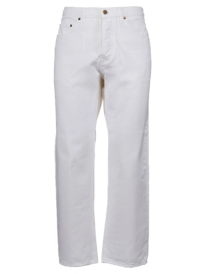 Golden Goose Cory Loose Skate Jeans In White