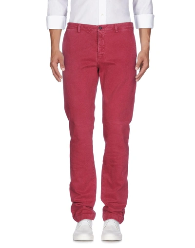 Etro Denim Pants In Maroon