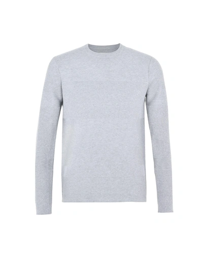 Folk Sweater In Light Grey