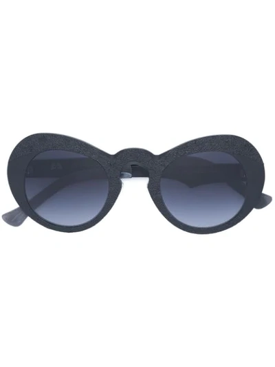 Rigards Round Sunglasses In Black