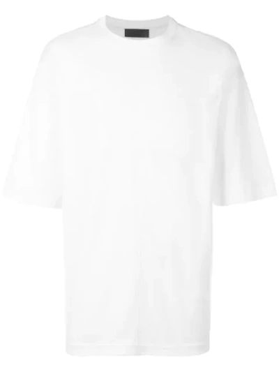 Diesel Black Gold Toona Cotton Tee Shirt In White