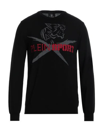 Plein Sport Sweaters In Black