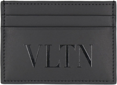 Valentino Garavani Black Vltn Card Holder