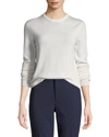 Polo Ralph Lauren Crewneck Long-sleeve Cashmere Sweater In Ivory