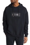 Live Live Bedstuy Logo Patch Hoodie In Blackout