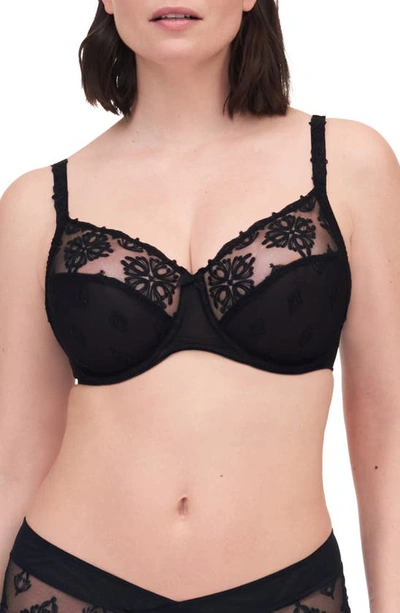 Chantelle Lingerie Champs-élysées Underwire Bra In Black