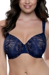 Felina Jessamine Smoothing Full Coverage Underwire Bra In Ocean