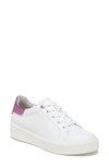 Naturalizer Morrison 2.0 Sneaker In White/wild Rose Pink Leather/faux Leathe