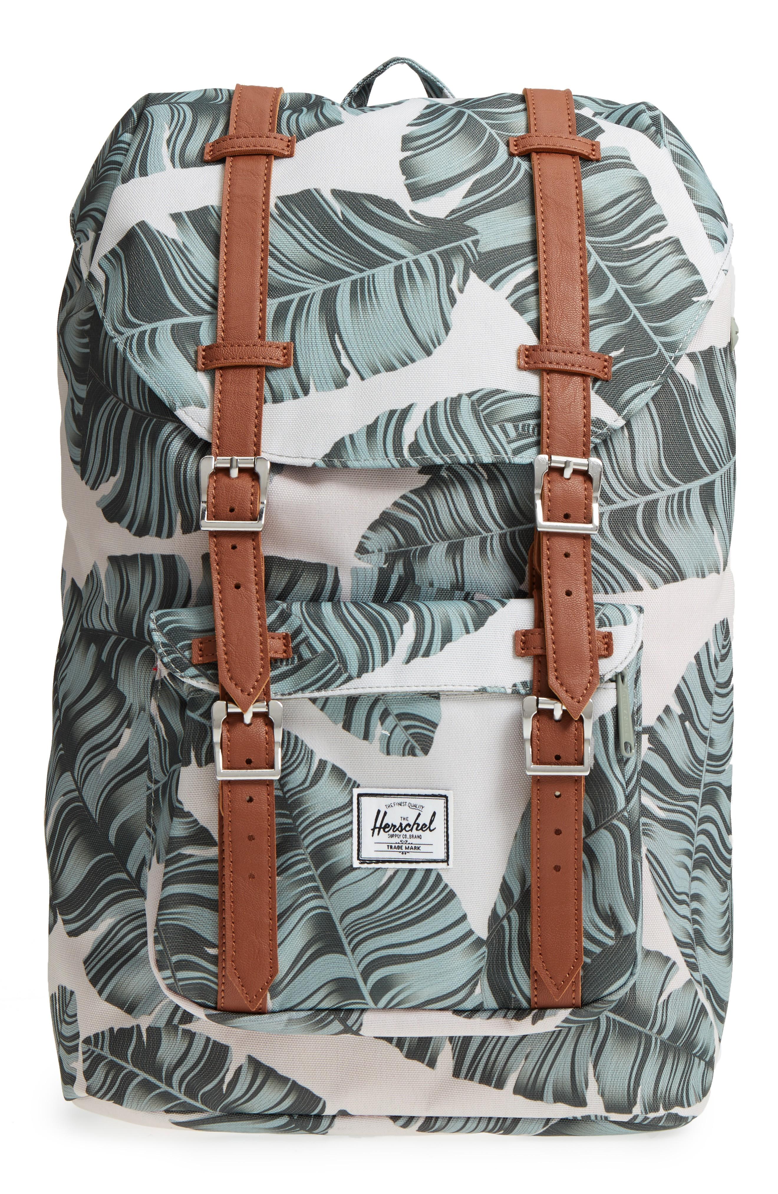 herschel silver birch palm backpack