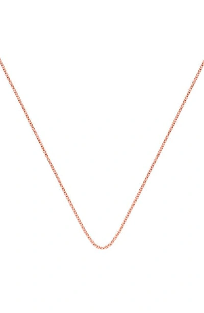 Monica Vinader 16-inch Chain In Rose Gold