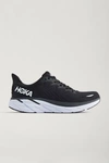 Hoka One One Clifton 8 Running Shoe In Black + White