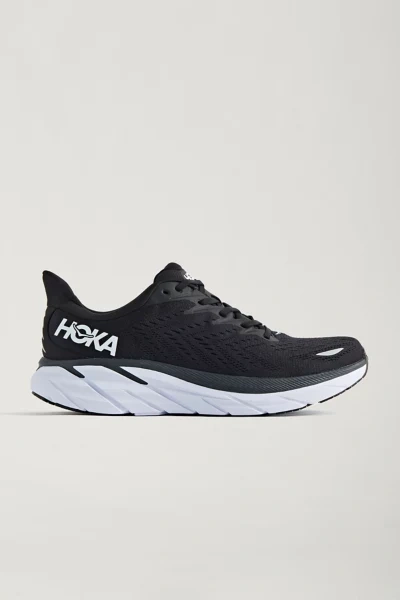Hoka One One Clifton 8 Running Shoe In Black