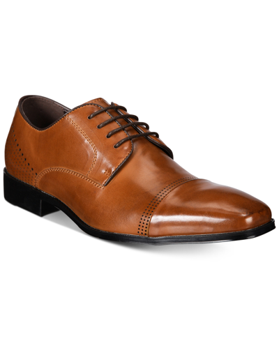 Kenneth Cole Unlisted By  Men's Lesson Plan Oxfords Men's Shoes In Cognac