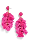 Baublebar Contessa Tassel Earrings In Hot Pink