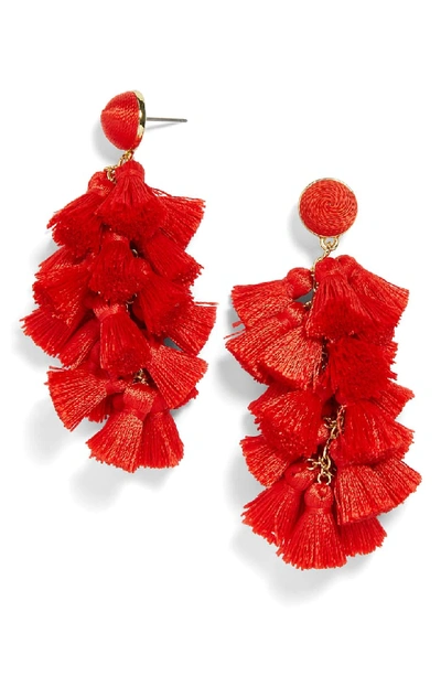 Baublebar Contessa Tassel Earrings In Red