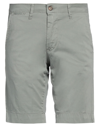 Squad² Man Shorts & Bermuda Shorts Sage Green Size 28 Cotton, Elastane