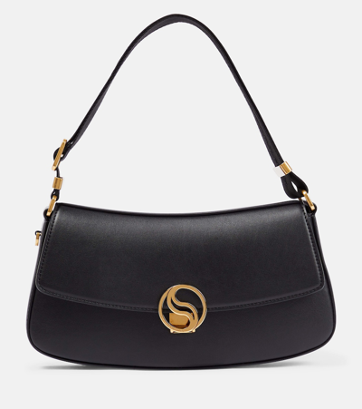 Stella Mccartney S-wave Shoulder Bag In Black