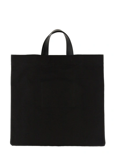 Jil Sander Medium Tote Bag In Black