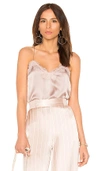 Cami Nyc The Racer Charmeuse Cami In Oyster