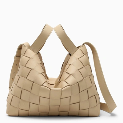 Bottega Veneta Porridge-coloured Bowling Cassette Bag In Beige