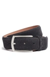 Zegna Suede Belt In Navy