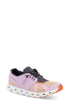 On Cloud 5 Push Sneaker In Fiji/rose