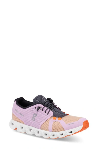 On Cloud 5 Push Sneaker In Fiji/rose