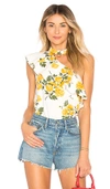 L'academie The Seberg Top In Yellow Rose