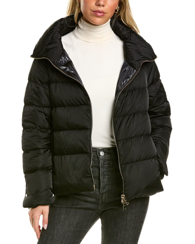 Herno Short Quilted Down Jacket In Black