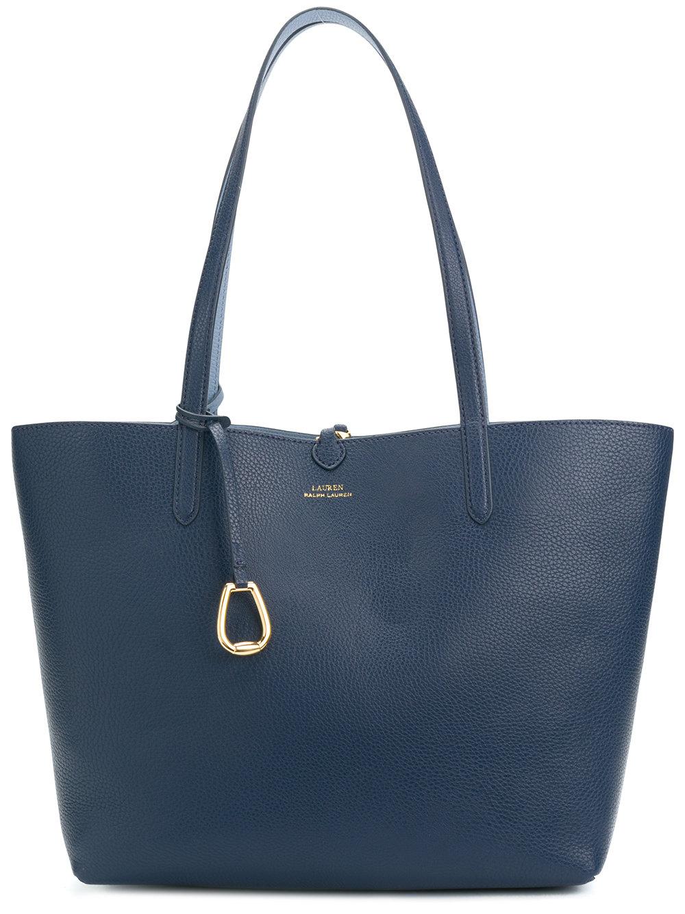 Lauren Ralph Lauren Classic Shopper Tote In Blue | ModeSens