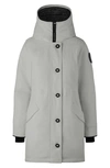 Canada Goose Rossclair Water Resistant 625 Fill Power Down Parka In Silverbirch - Bouleau Argente
