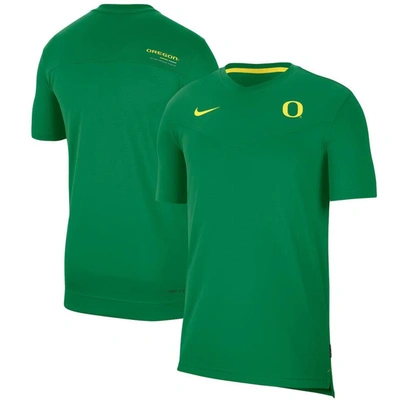 Nike Green Oregon Ducks 2022 Coaches Uv Performance T-shirt