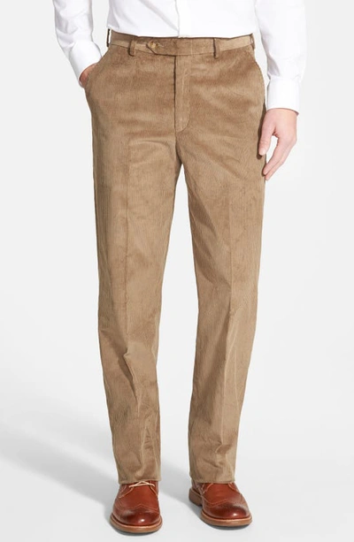 Berle Italian 8 Wale Luxury Corduroy In Tan