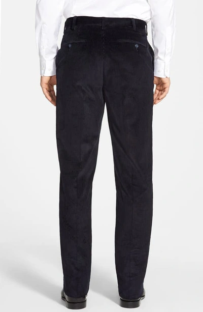 Berle Italian 8 Wale Luxury Corduroy In Navy