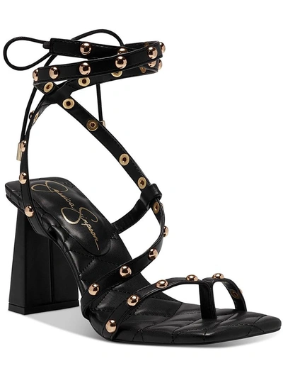 Jessica Simpson Zayve Ankle Tie Sandal In Black