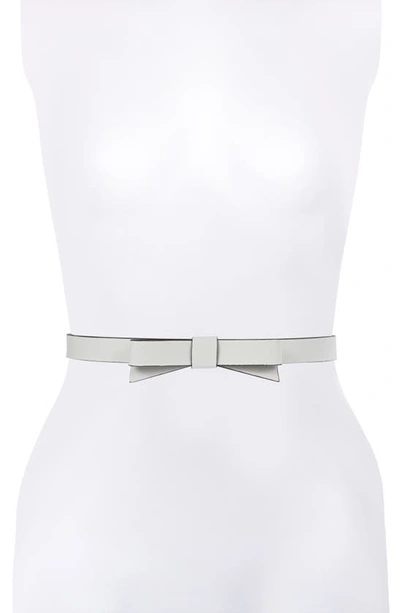 Kate Spade Bow Belt In Parchment