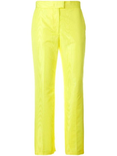 Msgm Straight-leg Cropped Trousers