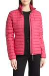 Parajumpers Geena Quilted Water Repellent Down & Feather Puffer Jacket In Fuchsia