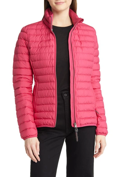 Parajumpers Geena Quilted Water Repellent Down & Feather Puffer Jacket In Fuchsia