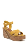 Sarto By Franco Sarto Donati Platform Sandal In Sunset Yellow