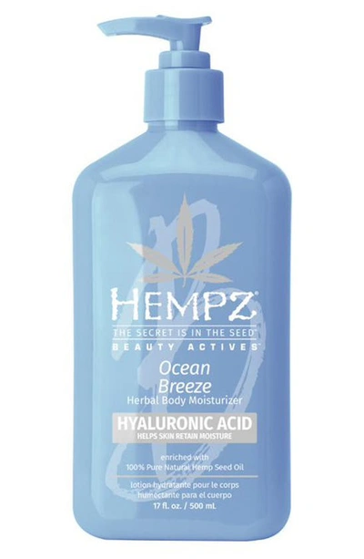 Hempz Ocean Breeze Herbal Body Moisturizer With Hyaluronic Acid